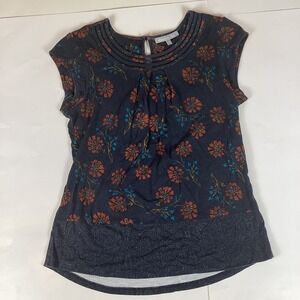 Danielrainn Womens Blouse Size Small S Short Sleeve Shirt Comfy Top Stretch